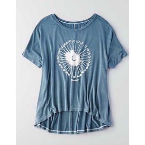 AMERICAN EAGLE Phases of the Moon Graphic Tee